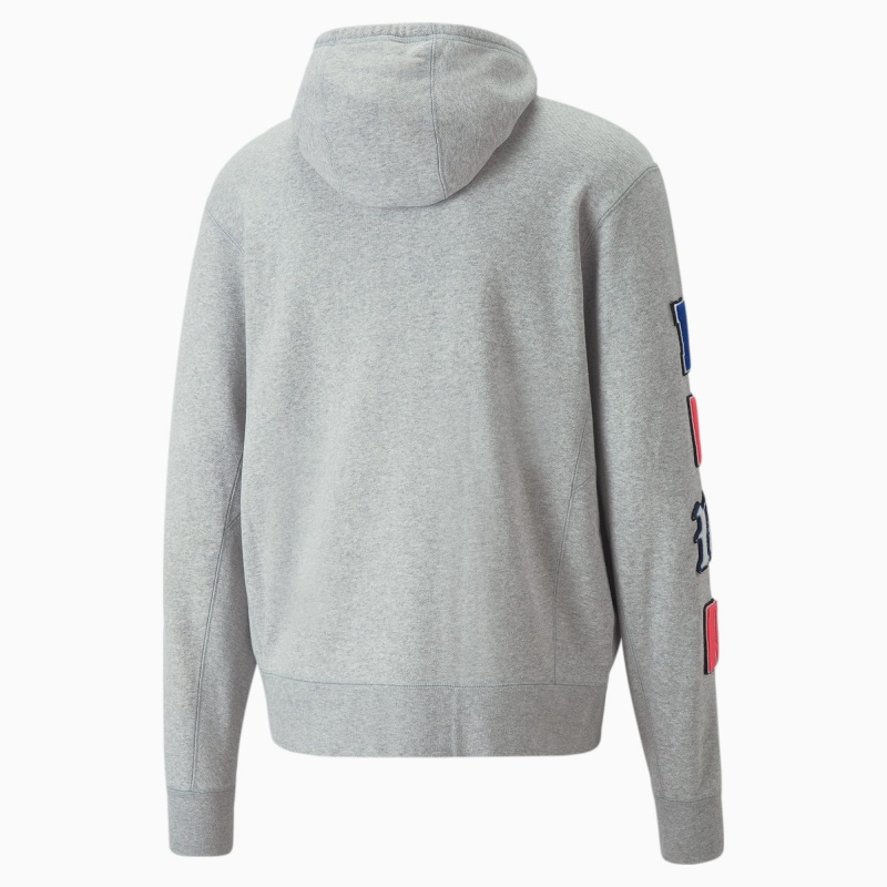 Sudadera con Capucha Puma PUMA x PUMA Full-Zip Azules | 87152AUCR