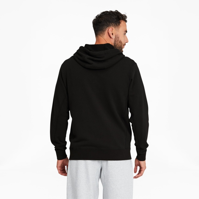 Sudadera con Capucha Puma PUMA x PUMA Full-Zip Negros | 61423UJRB