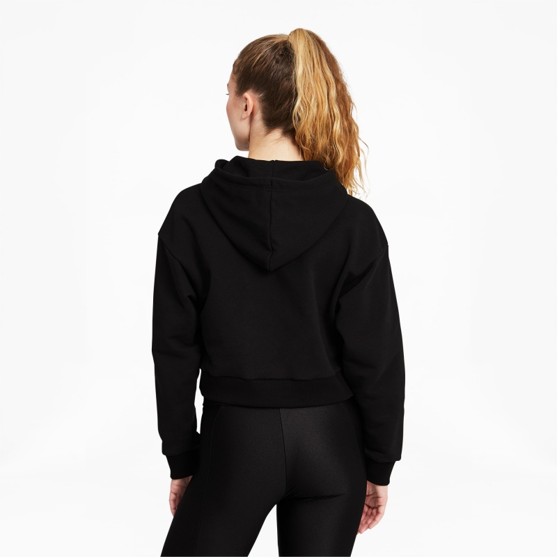Sudadera con Capucha Puma PUMA x SANTA CRUZ Cropped Negros | 68354IDBH