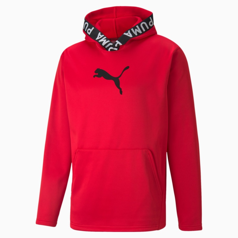 Sudadera con Capucha Puma PWRFLEECE Entrenamiento Rojos | 63492GPJI