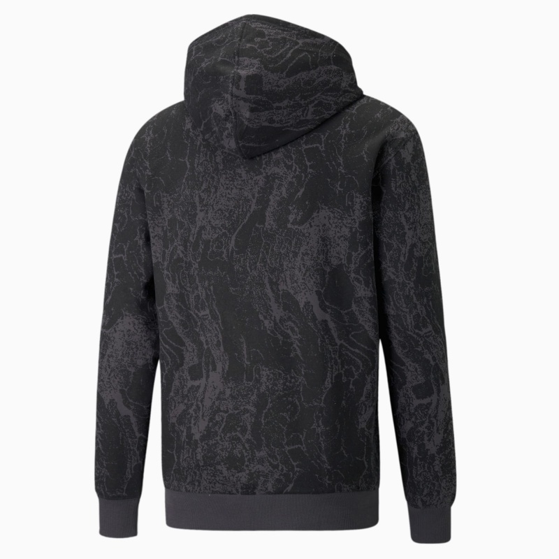 Sudadera con Capucha Puma Performance Printed Entrenamiento Negros | 21748REZB