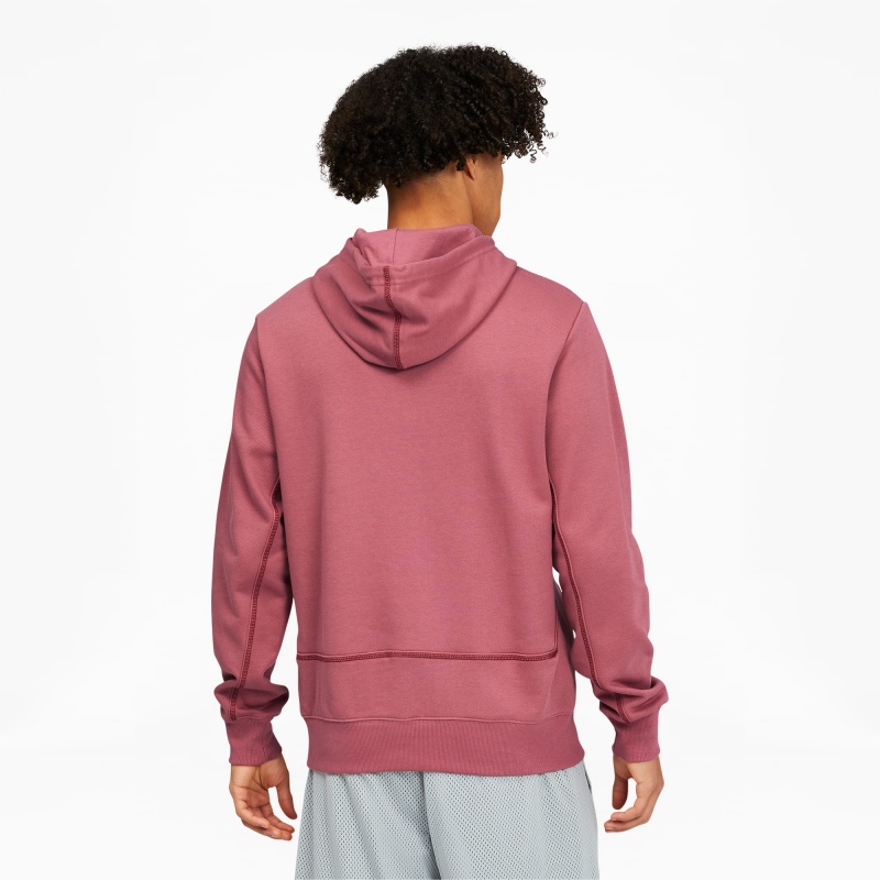 Sudadera con Capucha Puma Pivot Basketball Mauvewood | 26503TAQI
