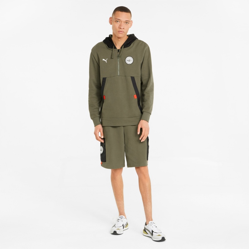 Sudadera con Capucha Puma Porsche Legacy Statement Verdes Oscuro | 97120ILXN