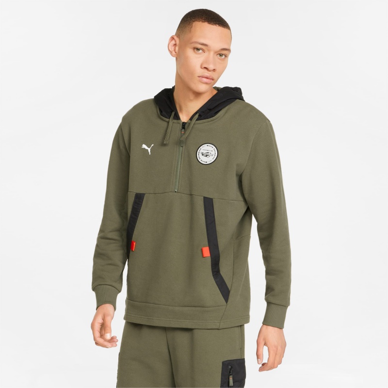 Sudadera con Capucha Puma Porsche Legacy Statement Verdes Oscuro | 97120ILXN