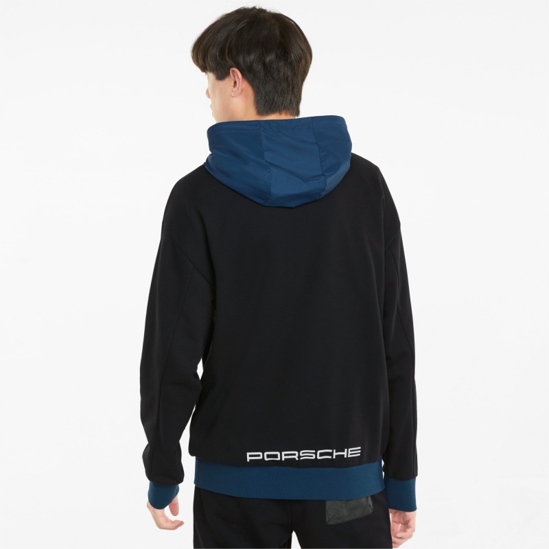Sudadera con Capucha Puma Porsche Legacy Statement Negros | 67580VXNJ