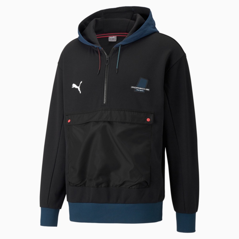Sudadera con Capucha Puma Porsche Legacy Statement Negros | 67580VXNJ