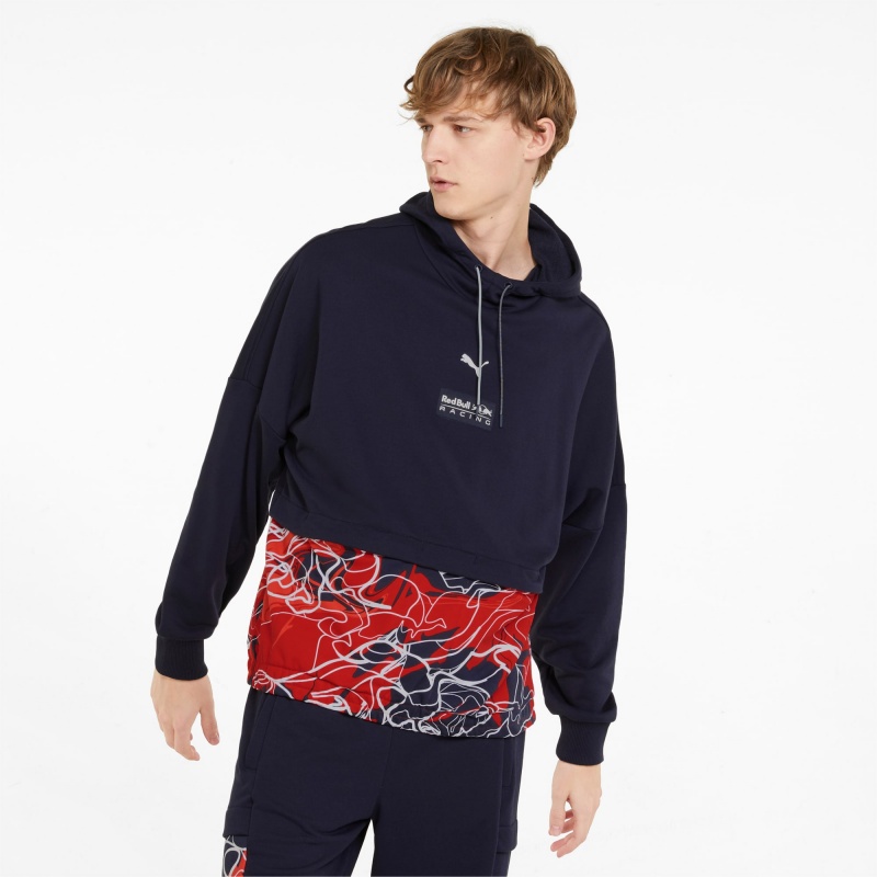 Sudadera con Capucha Puma Red Bull Carreras Printed NIGHT SKY | 35802OGHY