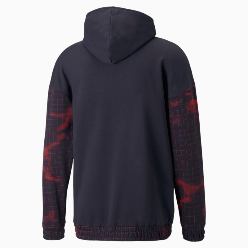Sudadera con Capucha Puma Red Bull Carreras Printed NIGHT SKY | 75492HIFQ