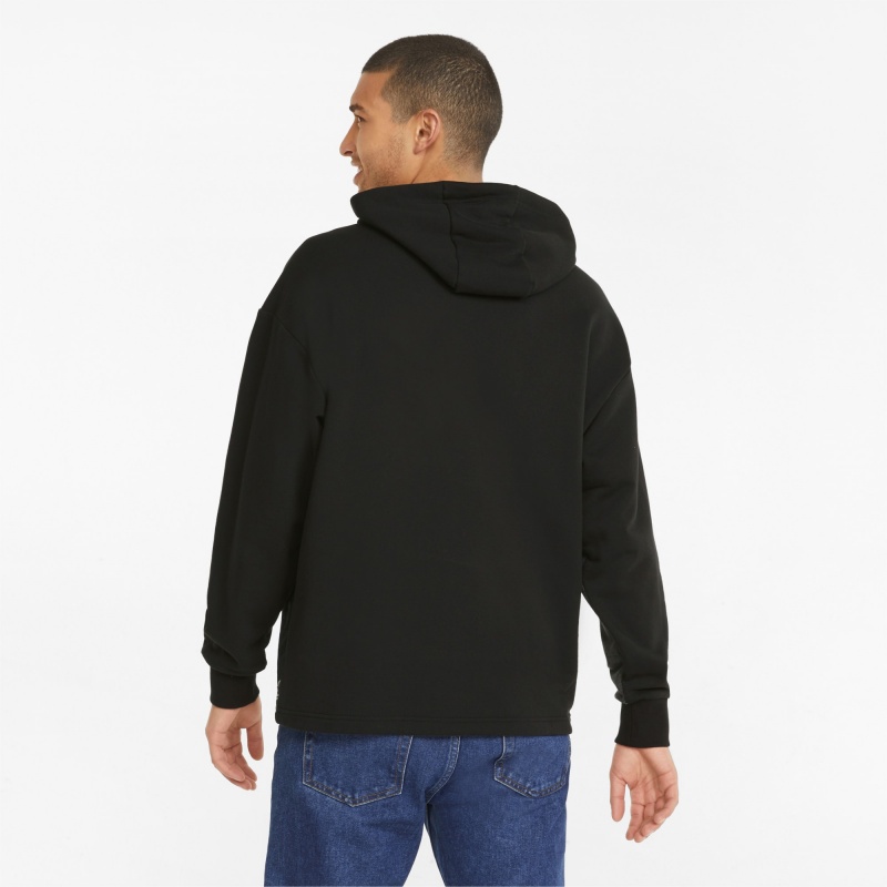 Sudadera con Capucha Puma Scuderia Ferrari Race Printed Negros | 47198VDUH
