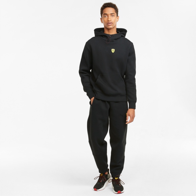 Sudadera con Capucha Puma Scuderia Ferrari Race Negros | 79845BGRJ