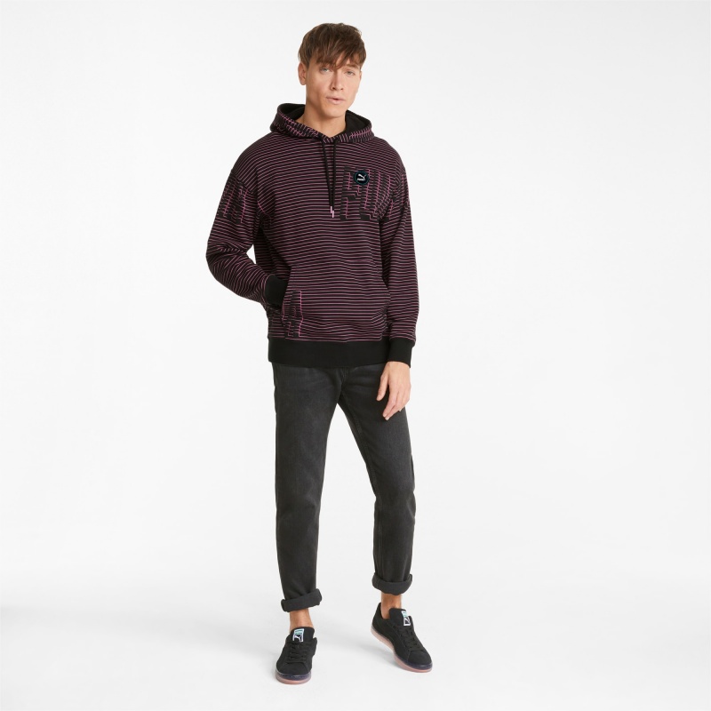 Sudadera con Capucha Puma Sportswear by PUMA Printed Negros | 23469HGPT