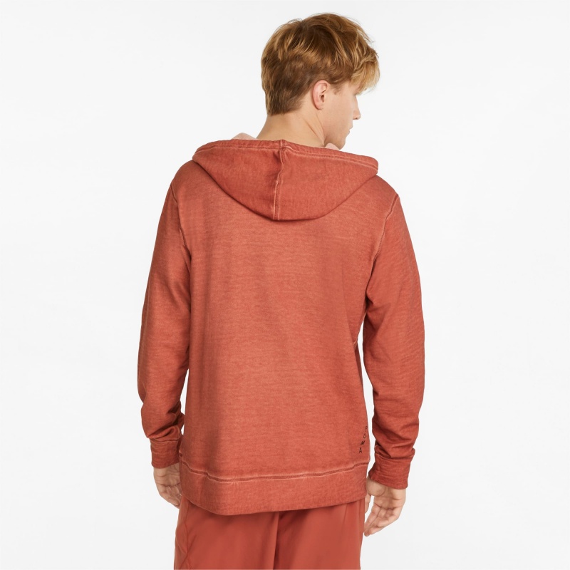 Sudadera con Capucha Puma Studio Wash Entrenamiento Chili Oil | 58049QSEF