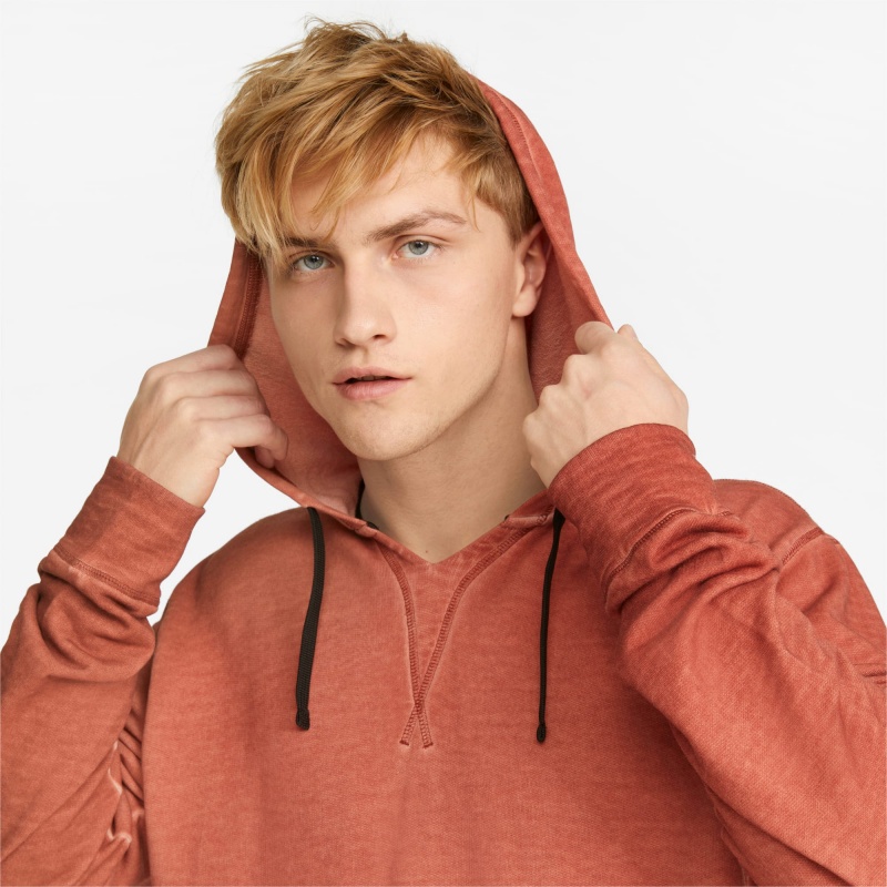 Sudadera con Capucha Puma Studio Wash Entrenamiento Chili Oil | 58049QSEF