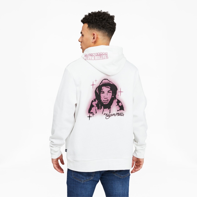 Sudadera con Capucha Puma Trayvon Martin Blancos | 85624UYGC