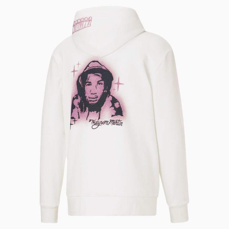 Sudadera con Capucha Puma Trayvon Martin Blancos | 85624UYGC