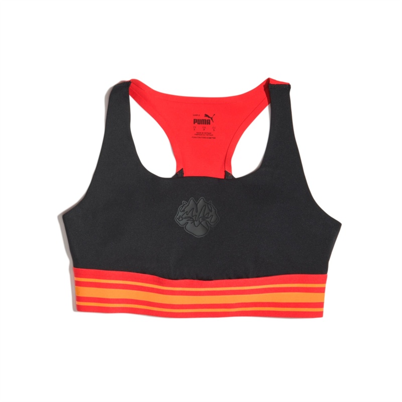Sujetador Deportivo Puma High Court 623 Negros Rojos | 58091OLTZ