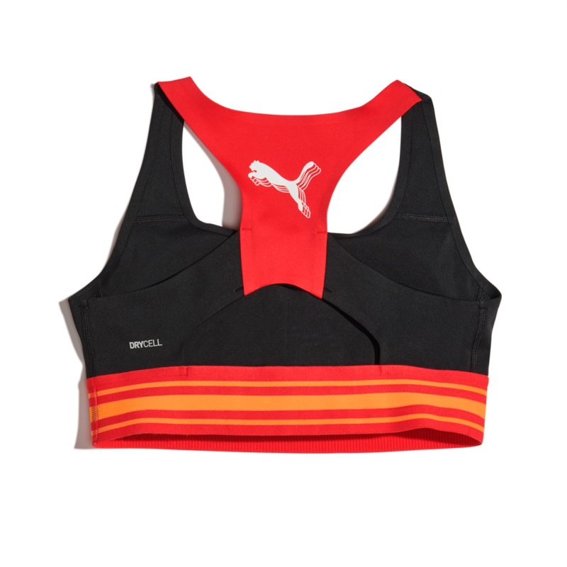 Sujetador Deportivo Puma High Court 623 Negros Rojos | 58091OLTZ