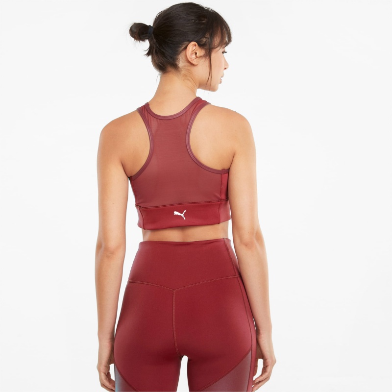 Sujetador Deportivo Puma Moto Entrenamiento Rojos | 05671CYXL