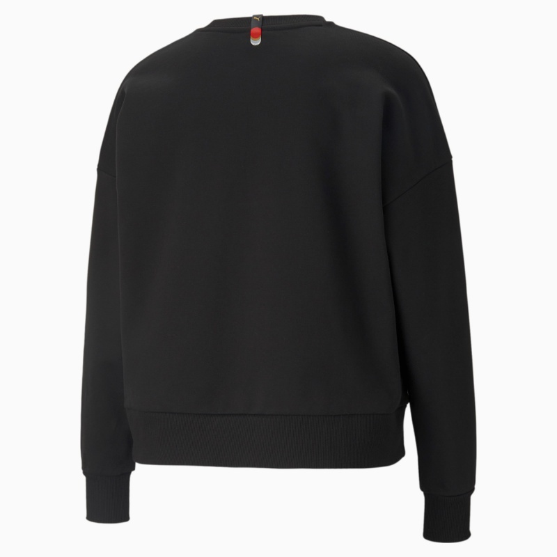 Suéter Puma AS Crew Neck Negros | 68790SYUD