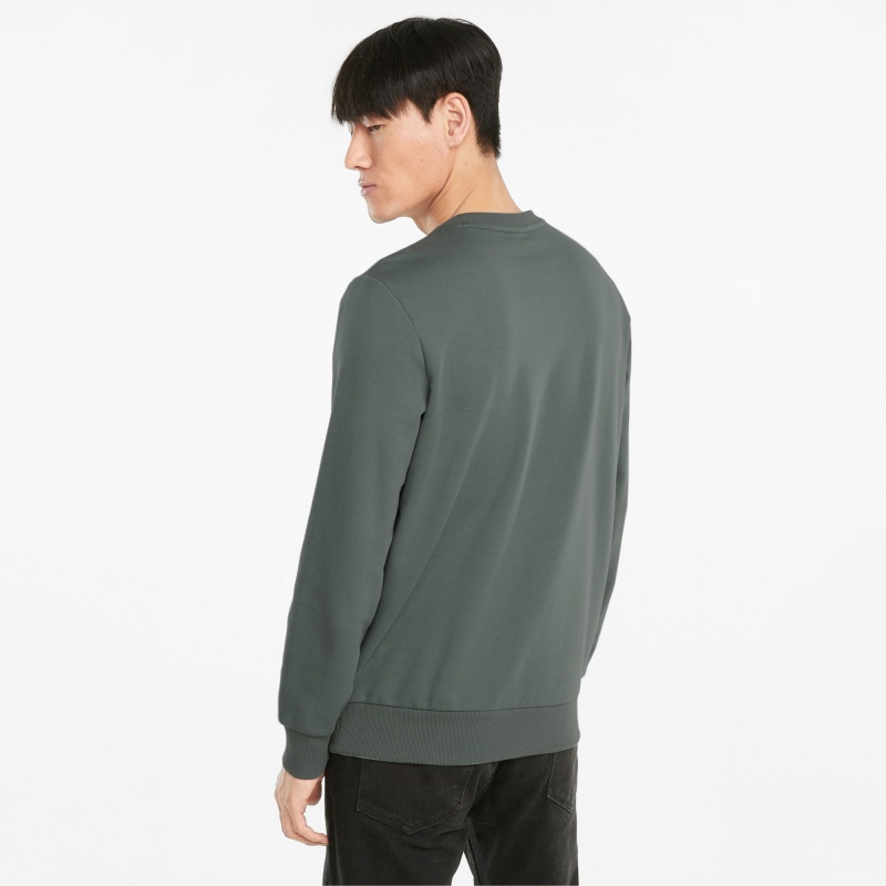 Suéter Puma Classics Logo Crew Neck Verdes | 51689MVJB