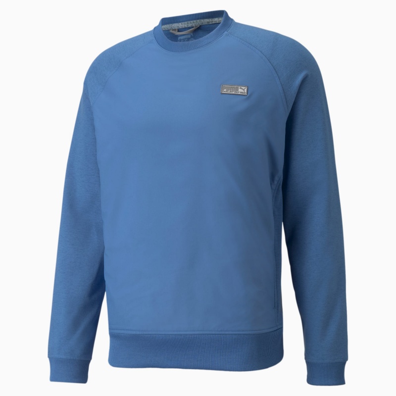 Suéter Puma EGW CLOUDSPUN PM Golf Crewneck Azules | 89347ZLDG