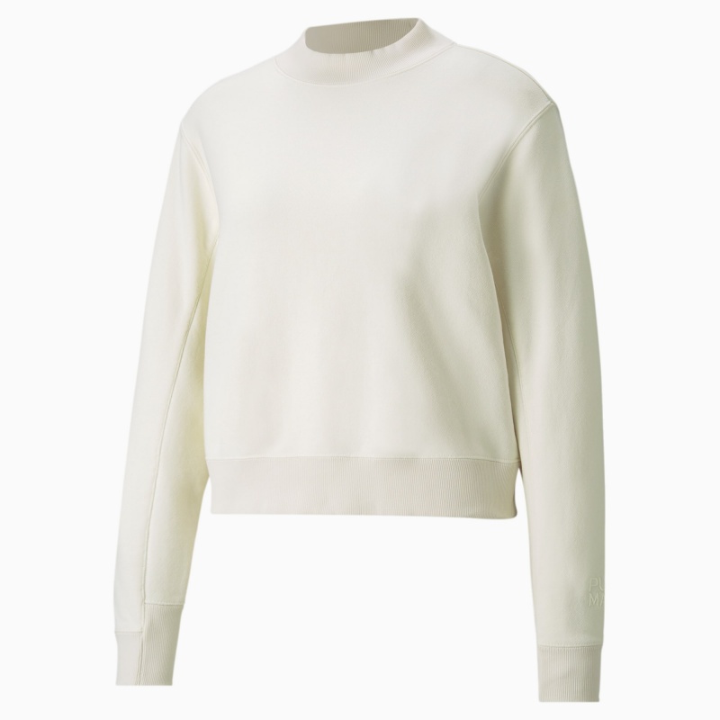 Suéter Puma Infuse Crew Neck Ivory Glow | 94370CSUG