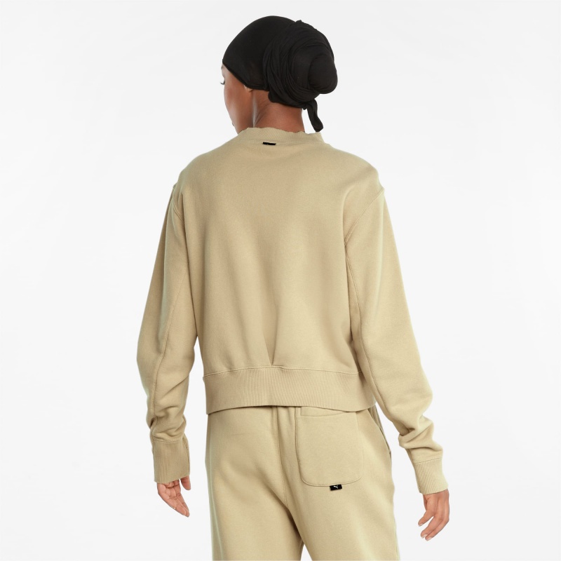 Suéter Puma Infuse Crew Neck Pebble | 45031QVJR