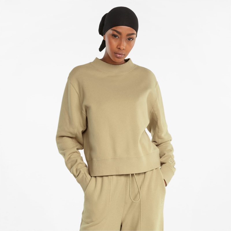 Suéter Puma Infuse Crew Neck Pebble | 45031QVJR