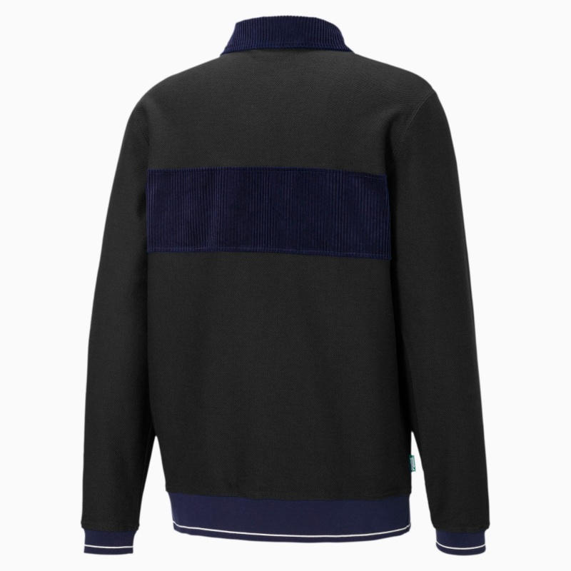 Suéter Puma PUMA x BUTTER GOODS Quarter-Zip Negros | 37204SEPO
