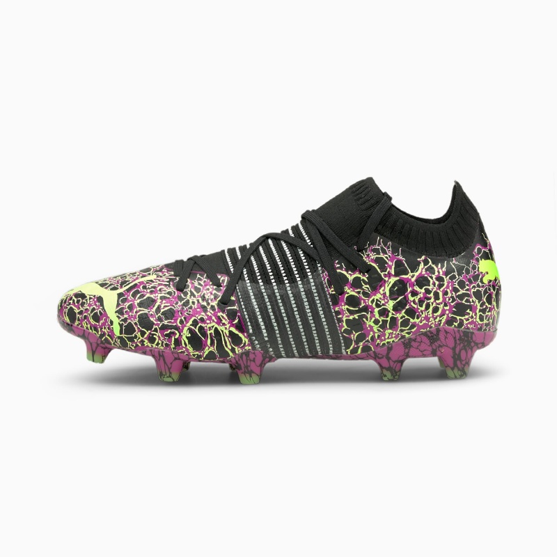 Tacos de Futbol Puma Future Z 1.2 FG/AG Negros Verdes | 87950WNYU
