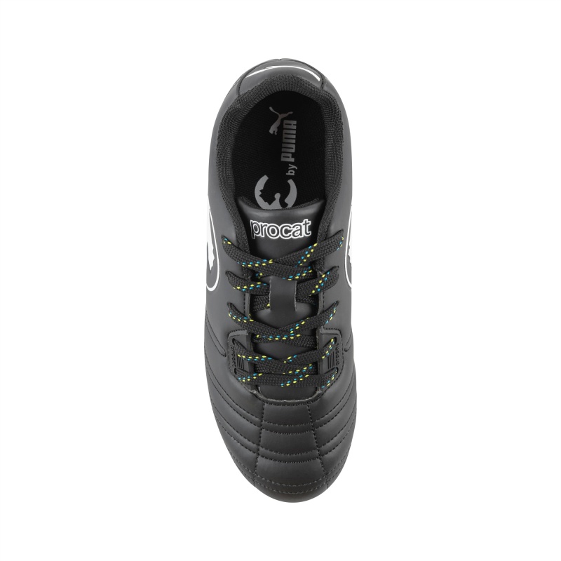 Tacos de Futbol Puma ProCat Speed Force FG Little Black/White | 35482YUBW