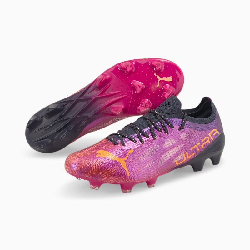 Tacos de Futbol Puma ULTRA 1.4 FG/AG Fucsia | 61872COQY
