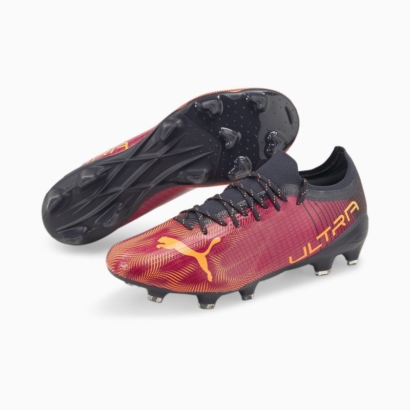 Tacos de Futbol Puma ULTRA 2.4 FG/AG Fucsia | 14036SRQM