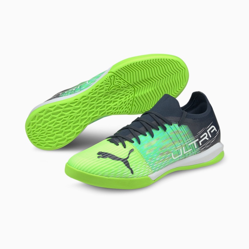 Tacos de Futbol Puma ULTRA 3.3 IT Verdes | 75068OIJZ