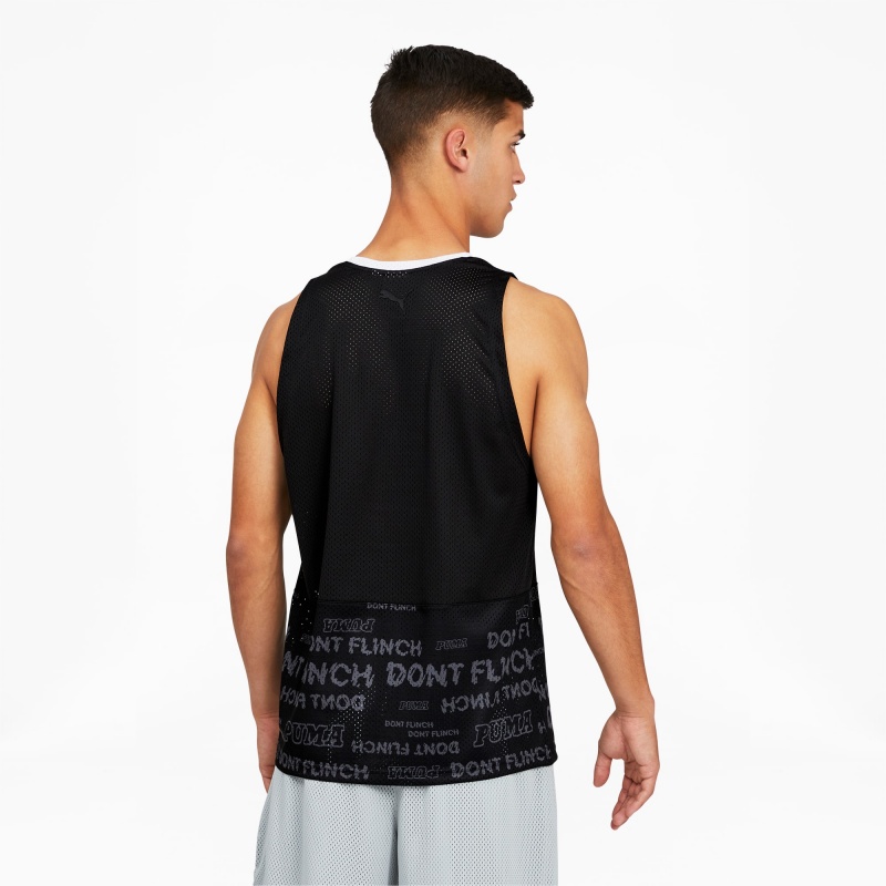 Tank Puma Don't Sweat It Basketball Negros | 41753EOLU