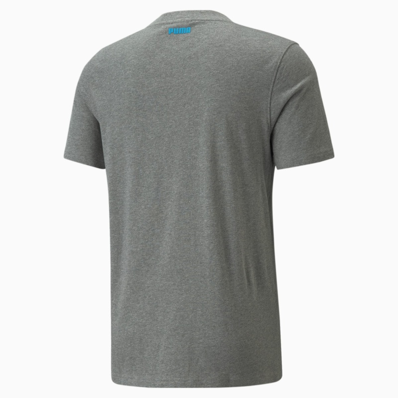 Tee Puma 4th Quarter Basketball Medium Gray Heather | 04739KNTP