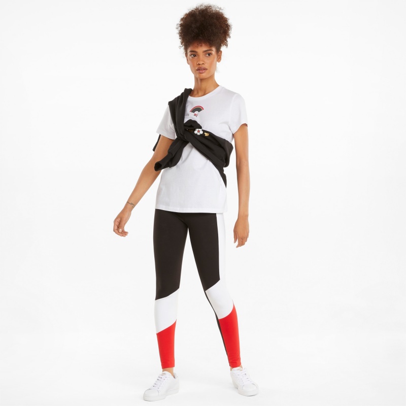 Tee Puma AS Estampados Blancos | 29761AXBH