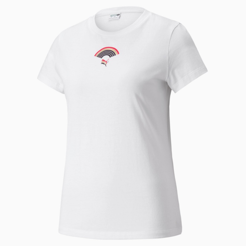 Tee Puma AS Estampados Blancos | 29761AXBH