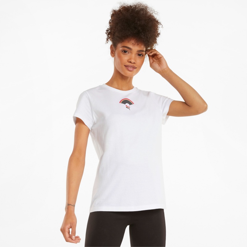 Tee Puma AS Estampados Blancos | 29761AXBH