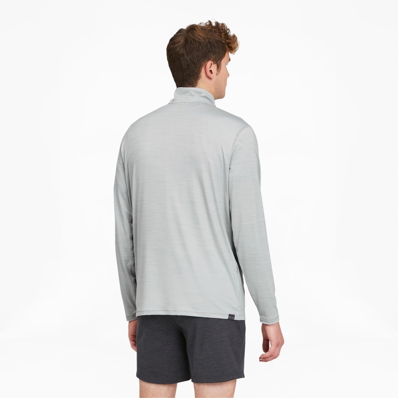 Tee Puma CLOUDSPUN GRYLBL Golf 1/4 Zip High Rise Heather | 27651NEDW
