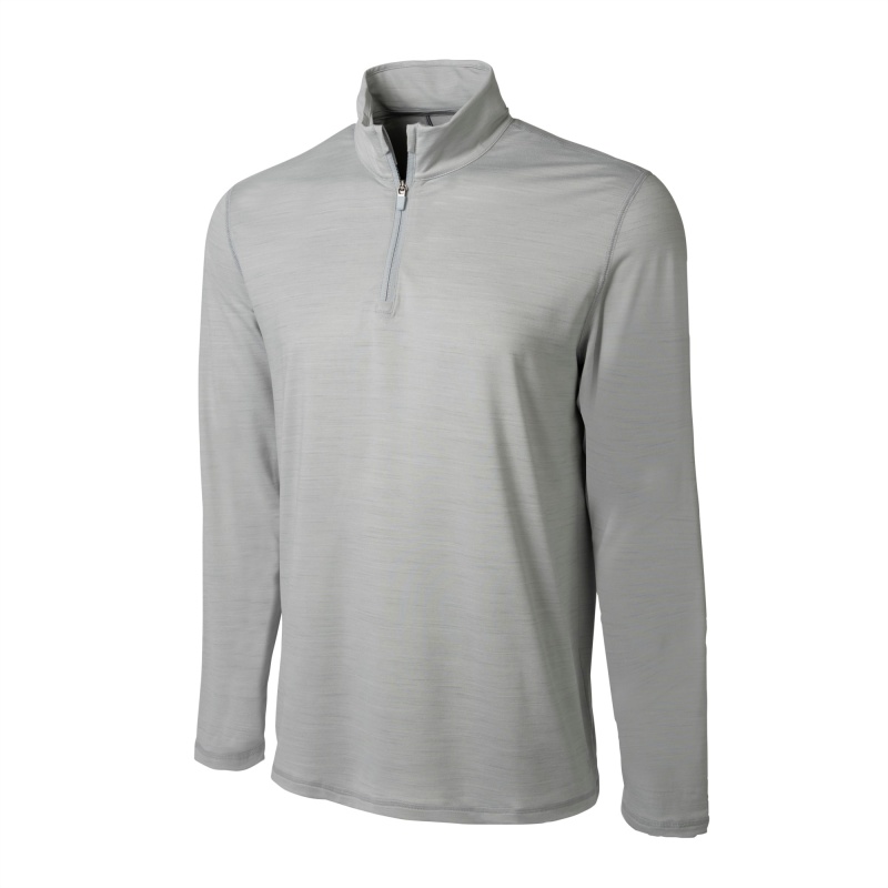 Tee Puma CLOUDSPUN GRYLBL Golf 1/4 Zip High Rise Heather | 27651NEDW