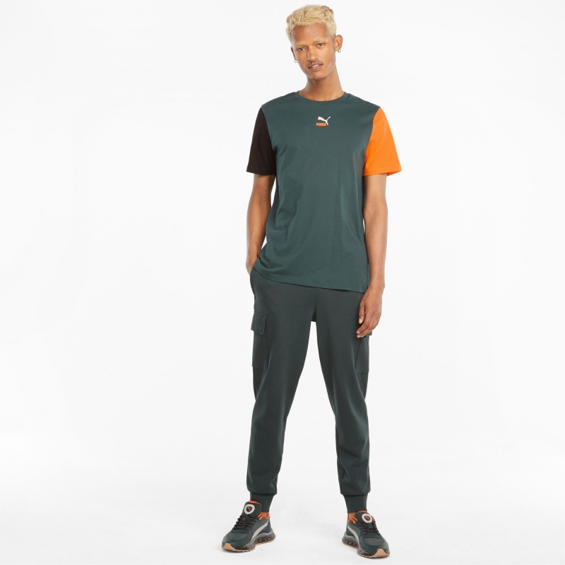 Tee Puma CLSX Verdes | 45392IVRB