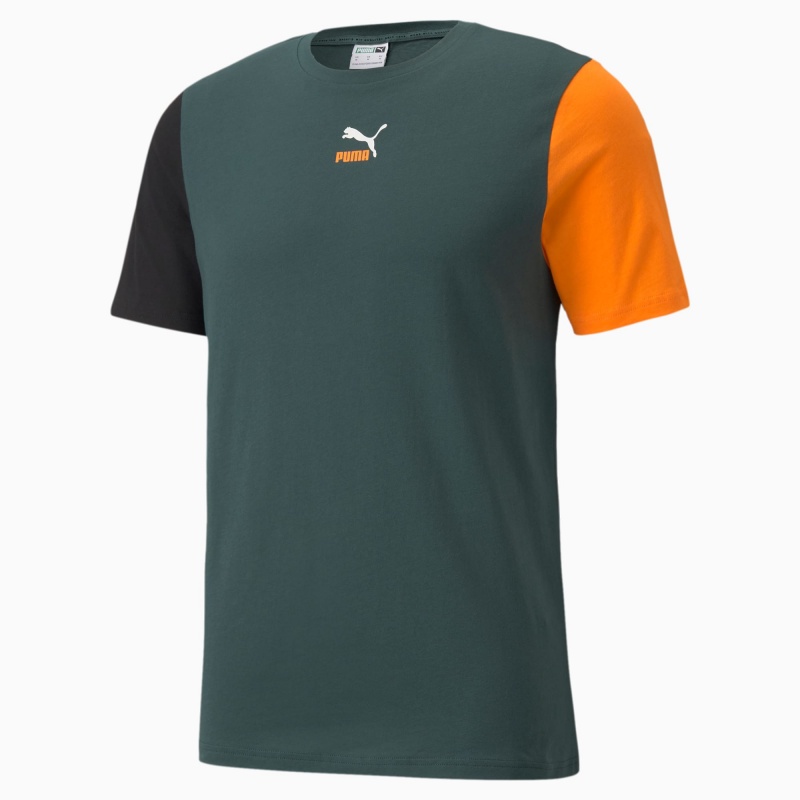 Tee Puma CLSX Verdes | 45392IVRB