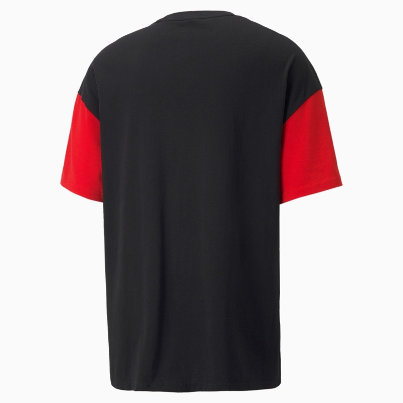 Tee Puma Classics Block Boxy Negros | 03745AIUS