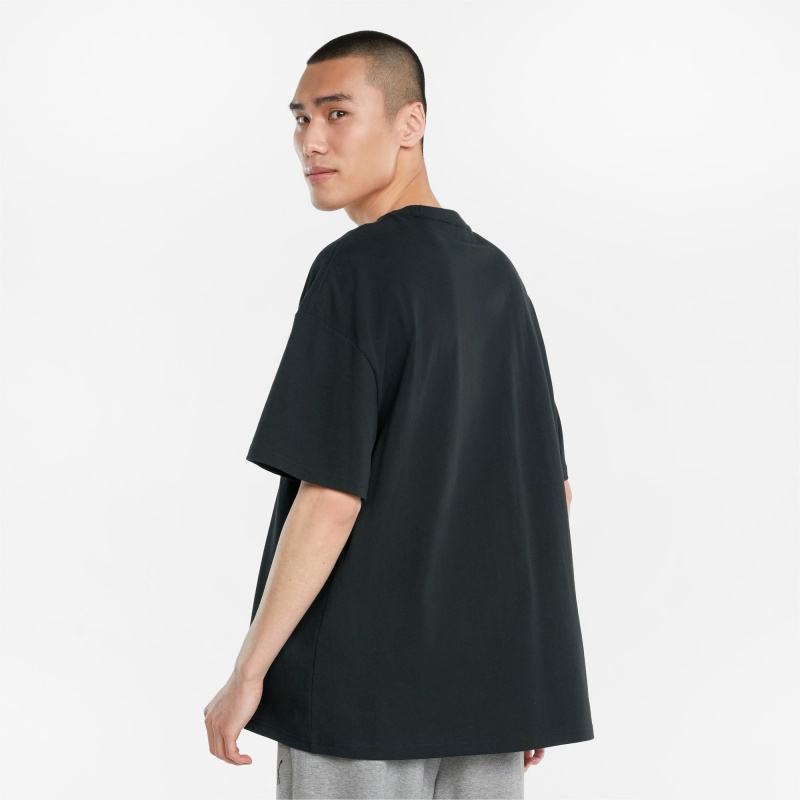 Tee Puma Classics Boxy Negros | 62514MZUB