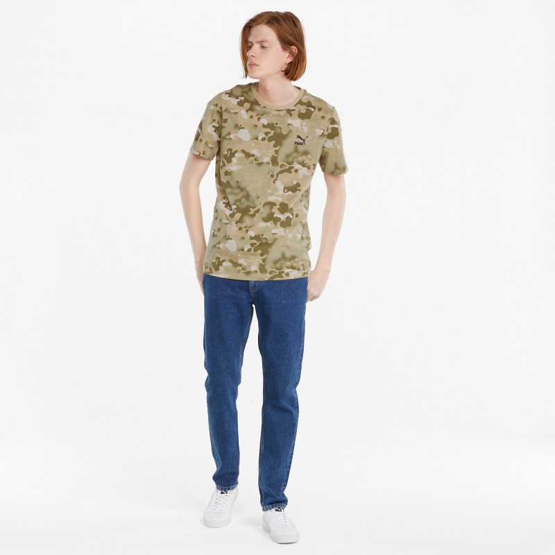 Tee Puma Classics Graphics Printed Pebble | 13540NQMR