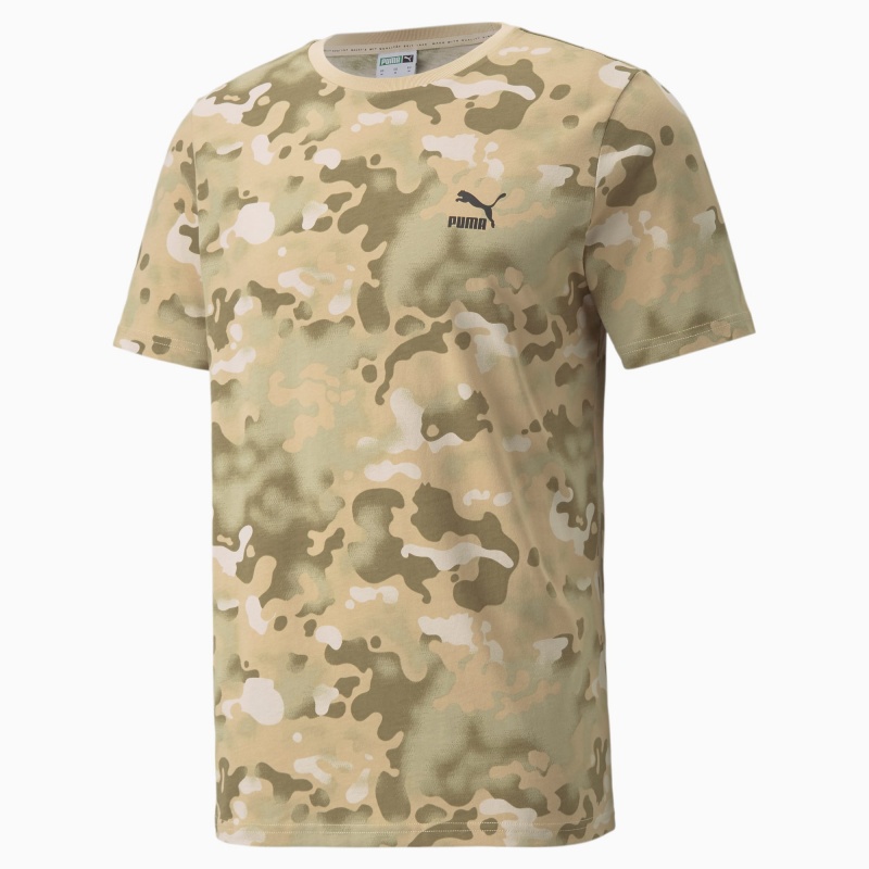 Tee Puma Classics Graphics Printed Pebble | 13540NQMR