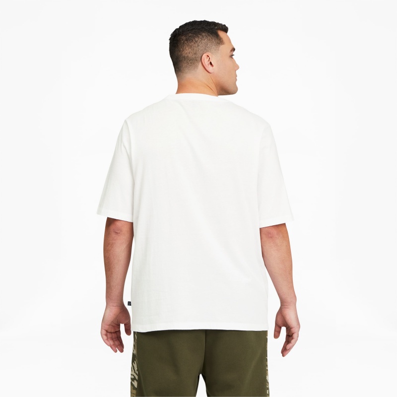 Tee Puma Classics Logo BT Blancos Negros | 41902OMCV