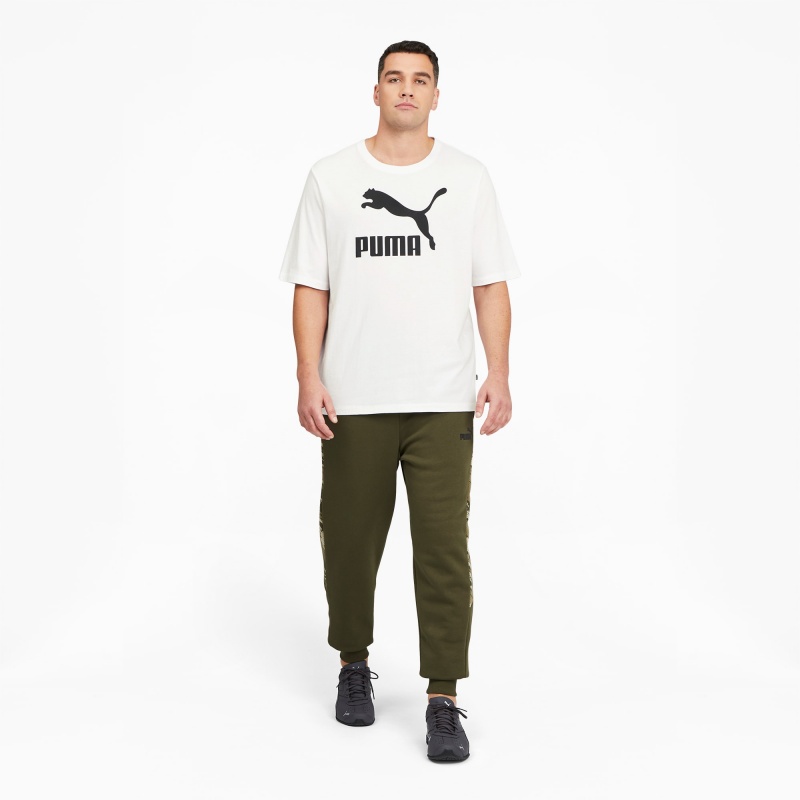 Tee Puma Classics Logo BT Blancos Negros | 41902OMCV