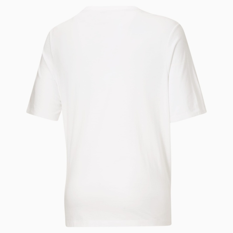 Tee Puma Classics Logo BT Blancos Negros | 41902OMCV